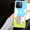 Милый чехол-котик Гома с персиком для Xiaomi Redmi 14C 13C 13 12C 12 10C 10 10A Чехол для телефона 9C 9 9A 9T 8 8A 7 7A 6 6A K70 K40 K20 Pro