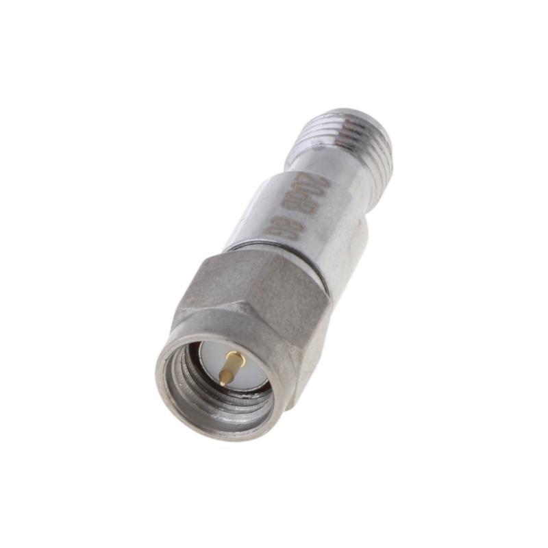 RF Coaxial Attenuator SMA Male to Female DC-6GHz 8GHz 2W 50ohm Used Communications Aviation Fixed Attenuator