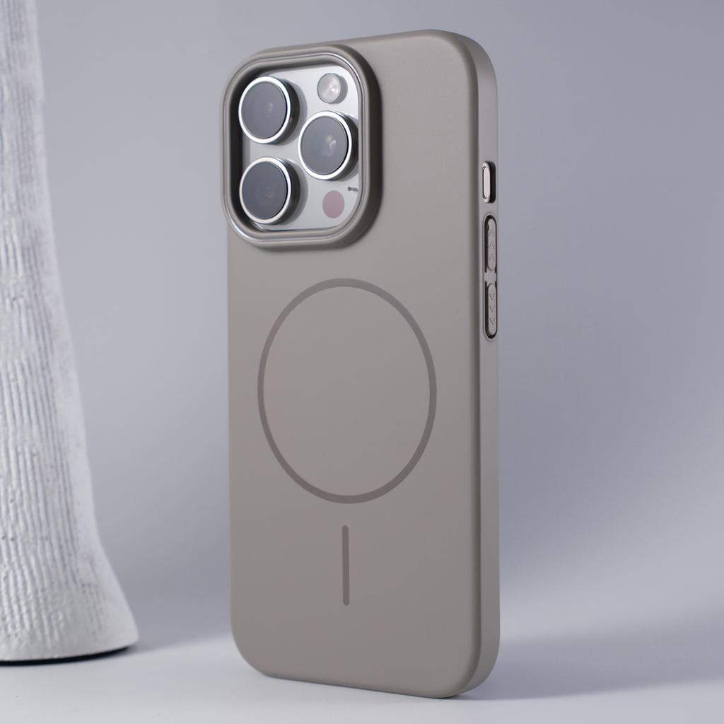 Ultrathin Simple Magsafe Case for iPhone 16 15 Pro 14 Plus 13 12 Mini 11 Pro X XR XS Max Matte Wireless Charging Hard PC Cover