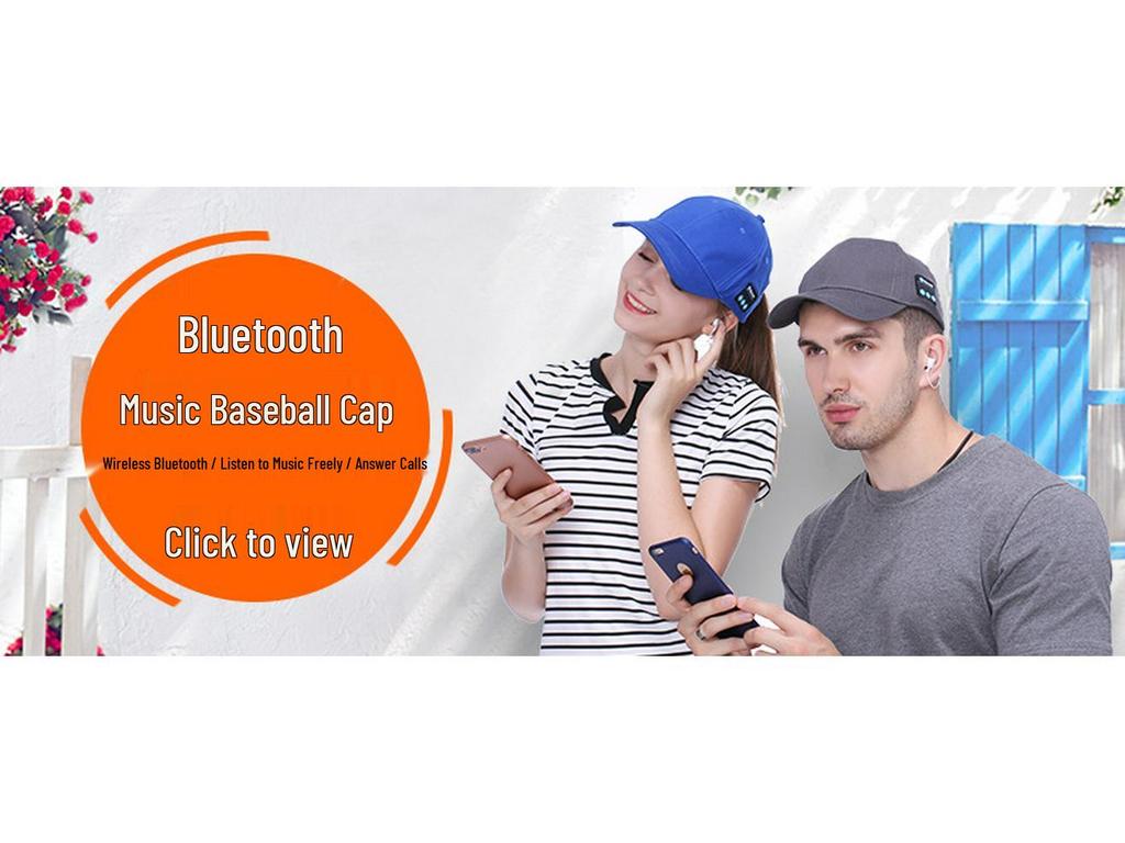 Вязаная стерео-музыкальная шапка Bluetooth V5.0 с двойной гарнитурой