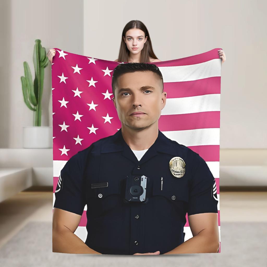 The Rookie TV Show Flannel Blankets Soft Throw Blanket for Living Room Picnic Graphic Bedspread Sofa Bed Cover