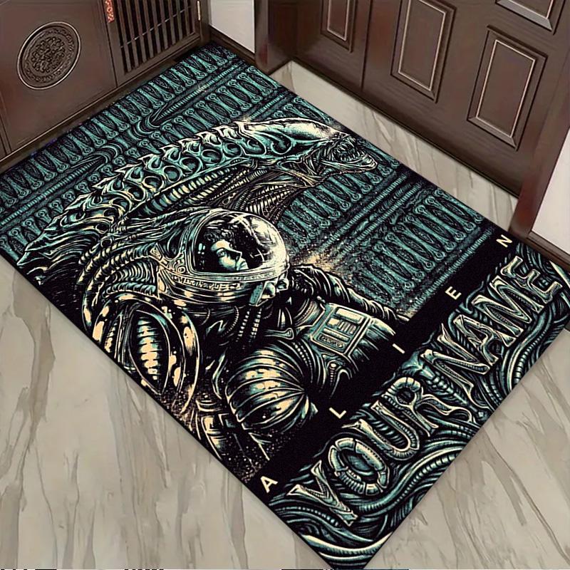 Name Custom Aliens Carpet Rug for Living Room Bedroom Home Sofa Decoration,Kids play Non-slip Floor Mat