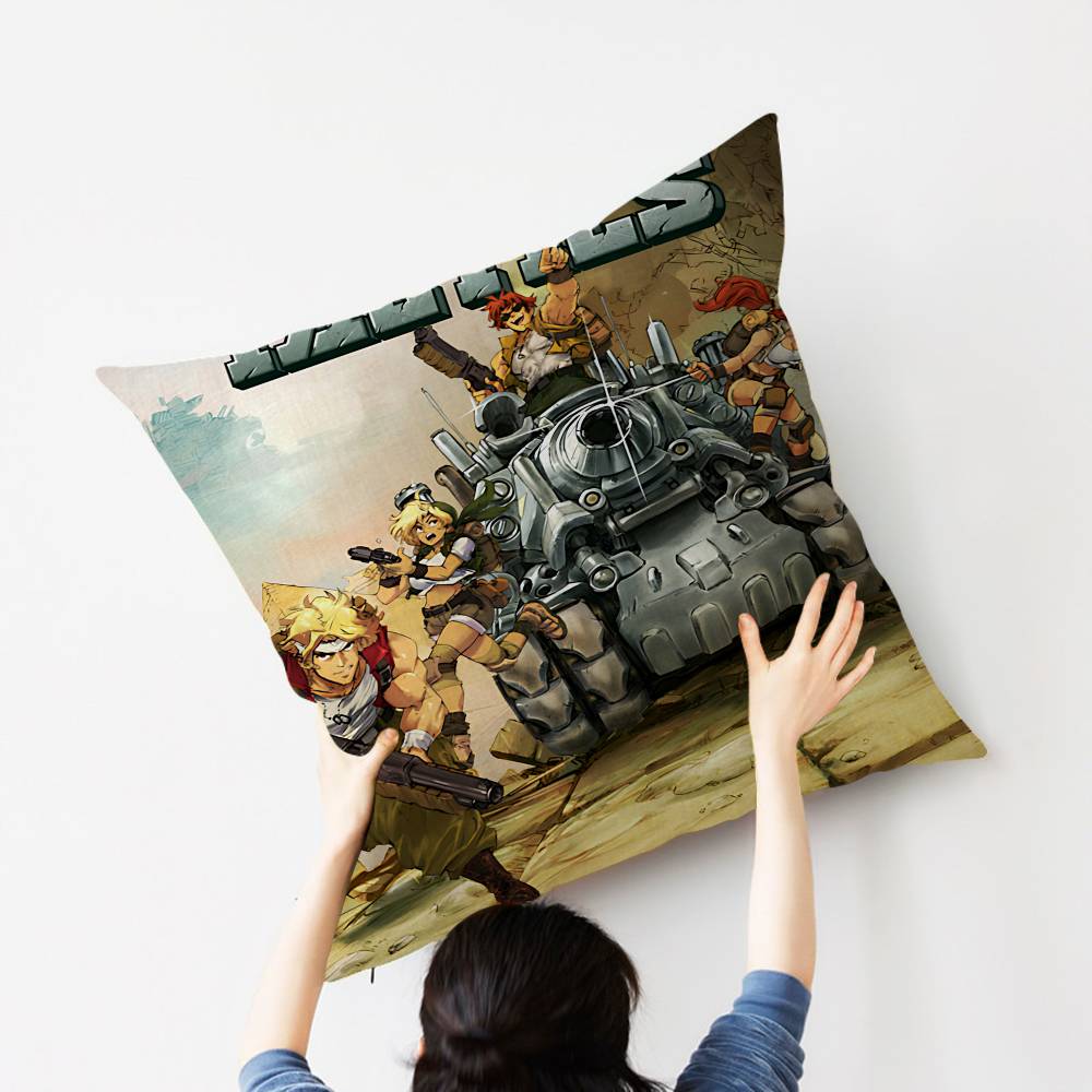 Игровой Metal Slug Персонализированная наволочка Детская спальня Декор для вечеринки Наволочка детская День рождения Душ Подарок