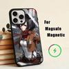 Attack on T-Titan  Phone Case For iPhone17,16,15,14,13,12,11 Plus,Pro Magnetic For Magsafe Wireless Charging