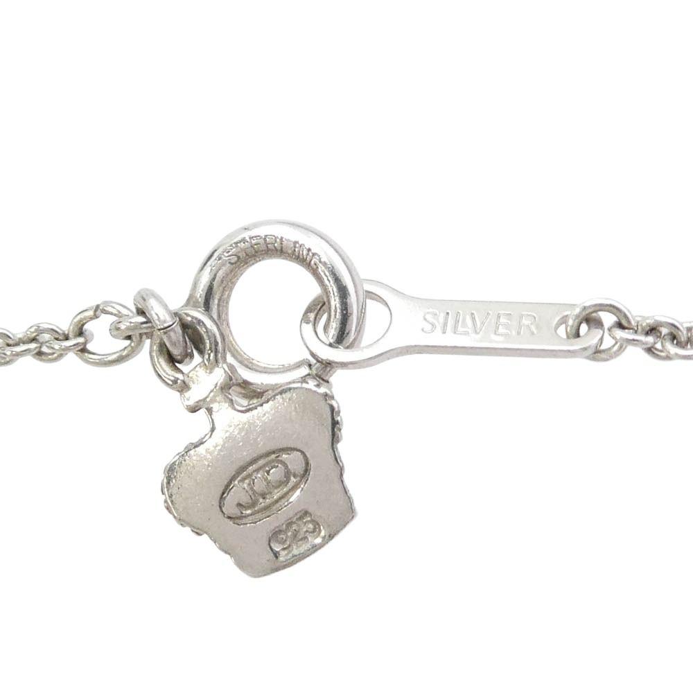 Б/у Justin Davis SNJ1006 x KIYOHARU Kiyoharu MARY NECKLACE Мотив чихуахуа Ожерелье с цирконами Marie серебро [б/у]