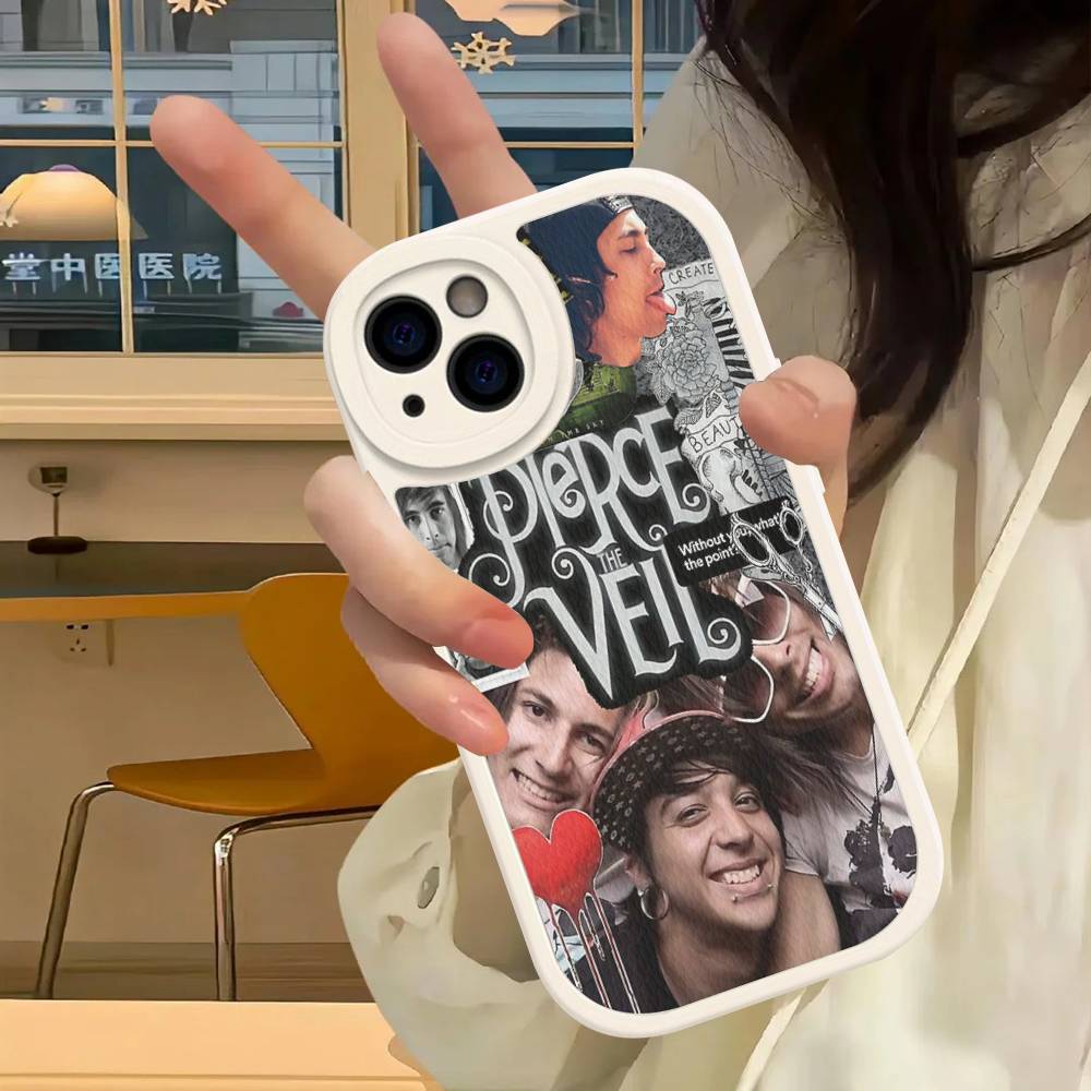 Классический ремешок P-Pierce T-The V-Veil Кожаный чехол для телефона Для IPhone 16 15 14 13 12 11 Pro Max Plus Ударопрочный чехол