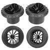 360° Rotating Parking Heater Air Vent Black Round Louver