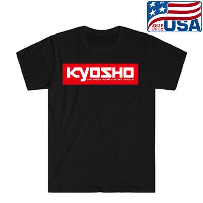 Kyosho RC Пульт Дистанционного Управления Черная Футболка Унисекс Размеры от S до 5XL