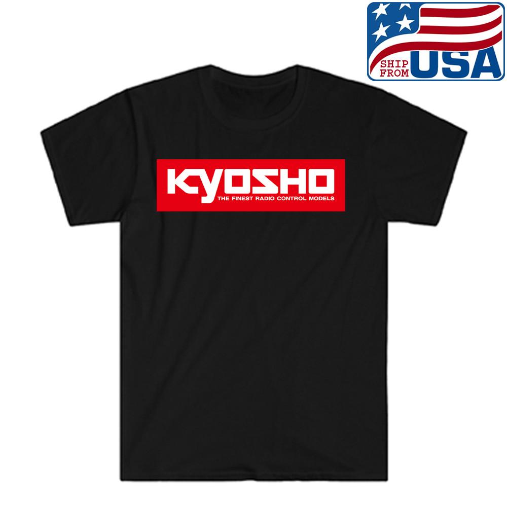 Kyosho RC Пульт Дистанционного Управления Черная Футболка Унисекс Размеры от S до 5XL
