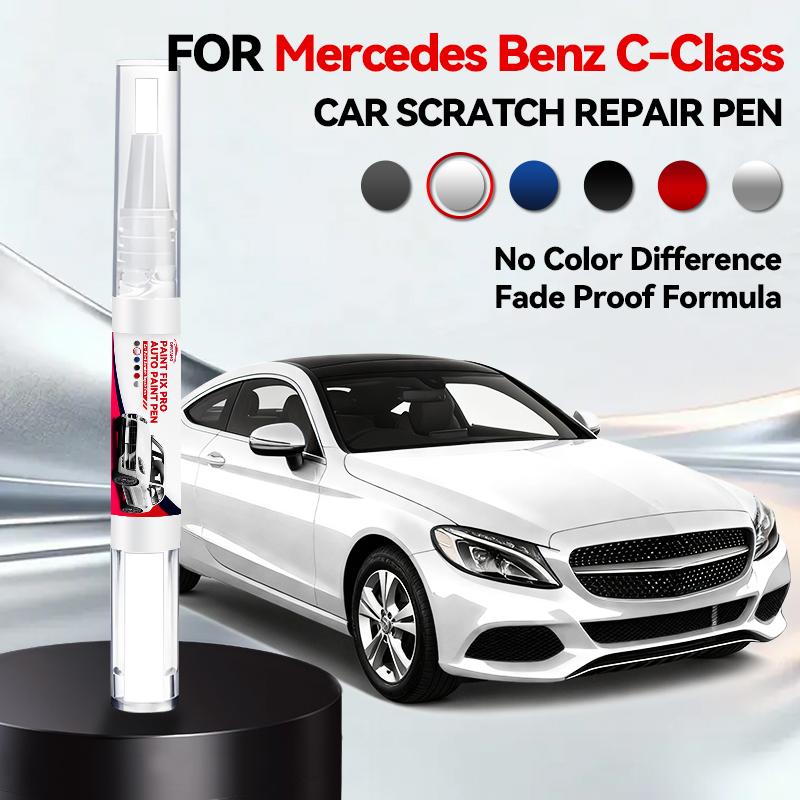 For Mercedes Benz C-Class 1993-2025 W204 W205 W206 Paint Repair Pen Touch Up Scratch Remover DIY Auto Accessories Black White