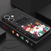 Christmas Elk Santa Pattern Slim Magnetic Cover For Iphone 16e 15 Pro Max 14 13 12 Pro 11 For Magsafe Matte Shockproof Soft Tpu Lanyard Phone Case