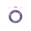 Engine Start Stop Switch Trim Ring for Dodge Challenger/Charger/Ram 1500 Purple