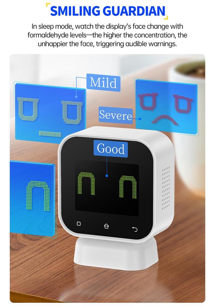 FNIRSI SFD02 Высокоточный детектор формальдегида для качества воздуха в помещении