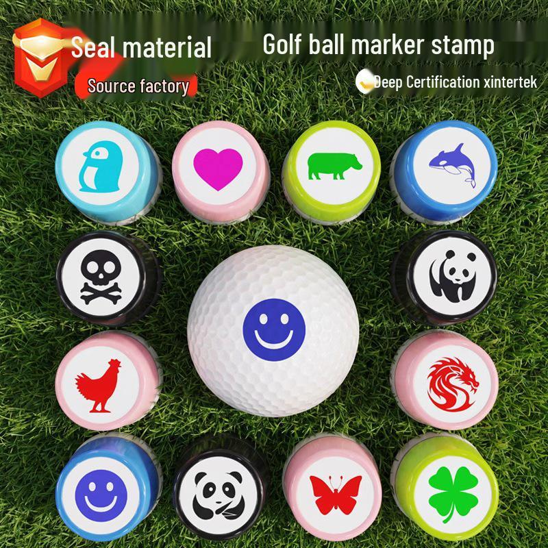 Waterproof Quick-Dry Golf Ball Stamp - Anti-Mixing Marker