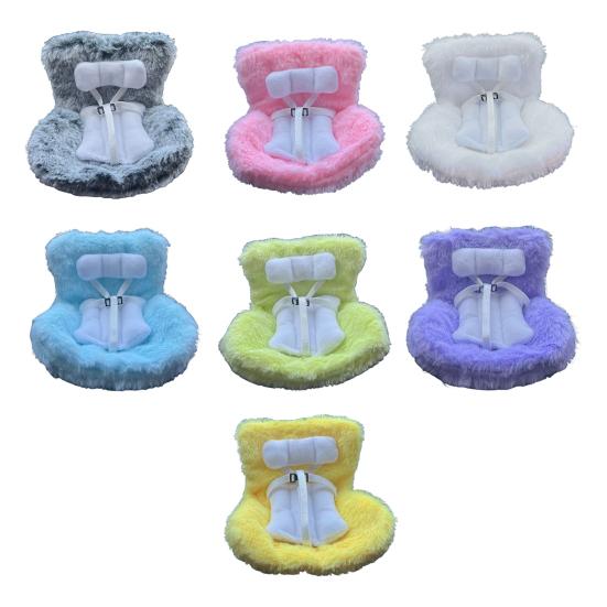 Mini Plush Doll Safety Seat Wear-Resistant Soft Adorable Vivid Color