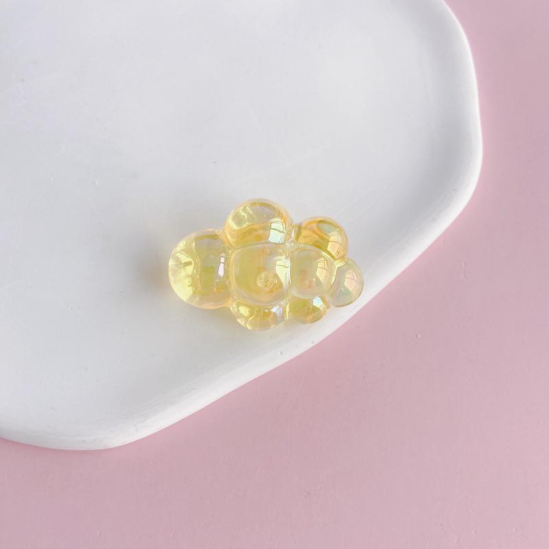 Цветной акриловый брелок-подвеска в виде облака для самодельных ювелирных изделий и телефонных цепочек