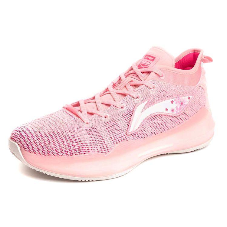 Li Ning Yu Shuai 13 Low Basketball Shoes Men Sneakers Cherry-Blossom-Pink ABAQ013-11