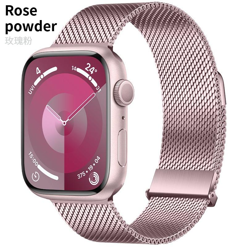 Магнитный ремешок для Apple Watch Band Ultra 49 мм 46 мм 42 мм Миланский браслет iWatch Series 10/11 9 8 7 6 5 4 SE/3 45/44/41/40 мм