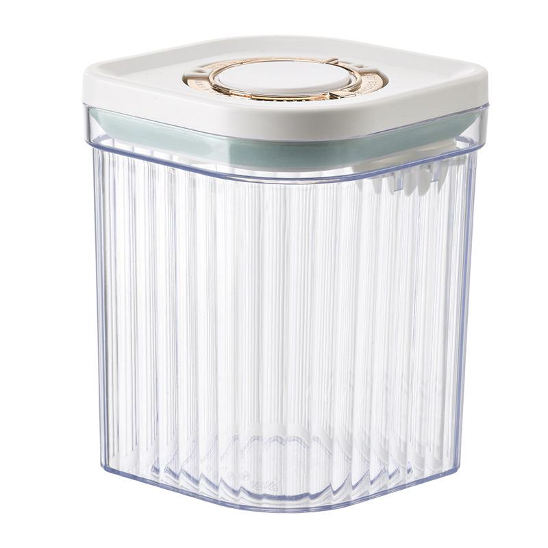 Large Airtight Plastic Storage Jar for Flour, Snacks, Grains, and Milk Powder