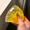 Прозрачная Мальтозная Сырная Сквиши-Игрушка Треугольник Медленно Поднимающаяся Мягкая Сжимаемая Снятие Тревоги Сенсорный Фиджет Декомпрессия Реалистичный Подарок