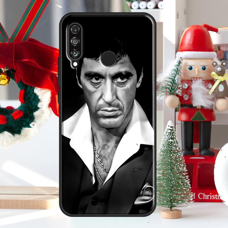 Чехол для Huawei Nova 7i 8i 11i 12i 12s Y73 Y70 Y90 Y60 Y72 Y61 Y91 9 10 SE P30 Pro P40 Lite с изображением Тони Монтаны из фильма «Лицо со шрамом»