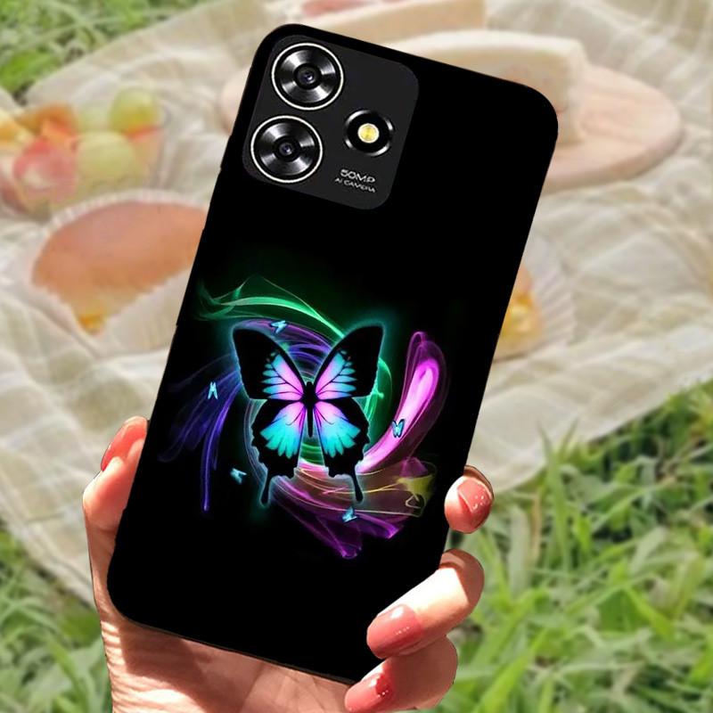 Для ZTE Blade V50 Умный Чехол-Крышка Силиконовый Мягкий Мраморный Черный Бампер Funda Coque для ZTE V50 Дизайн 4G Защитный V50Smart