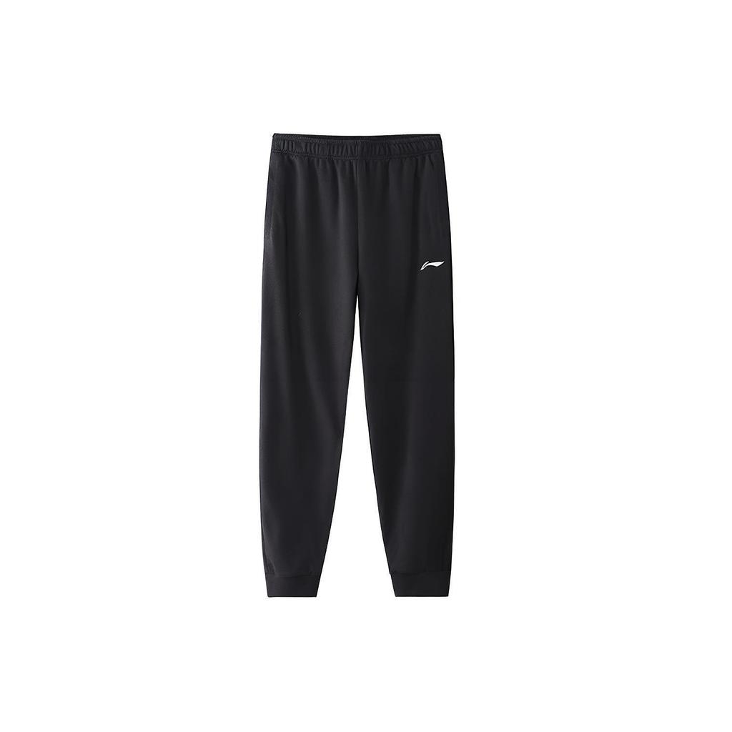 Мужские вязаные спортивные штаны Li Ning Черные AKLSE41-1