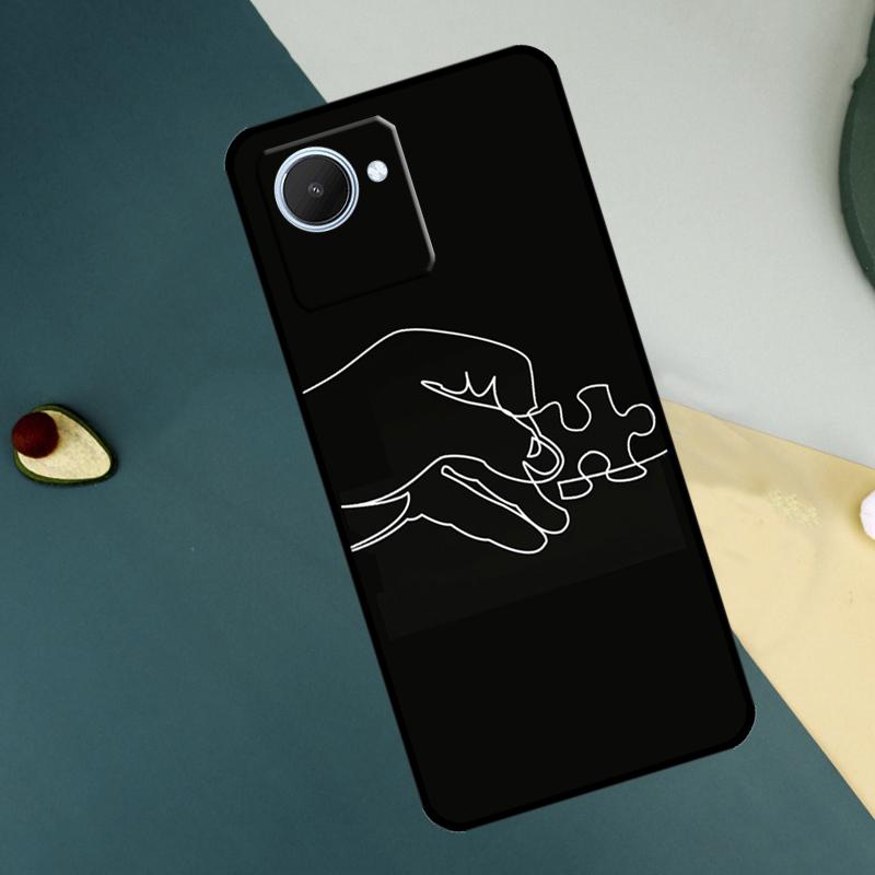 Любовь Сладкие Самолеты Пара Для Realme GT7 Pro GT6 C67 C65 C63 C61 C55 C53 C51 C35 C71 C75 11 12 13 14 15 Pro Plus Чехол