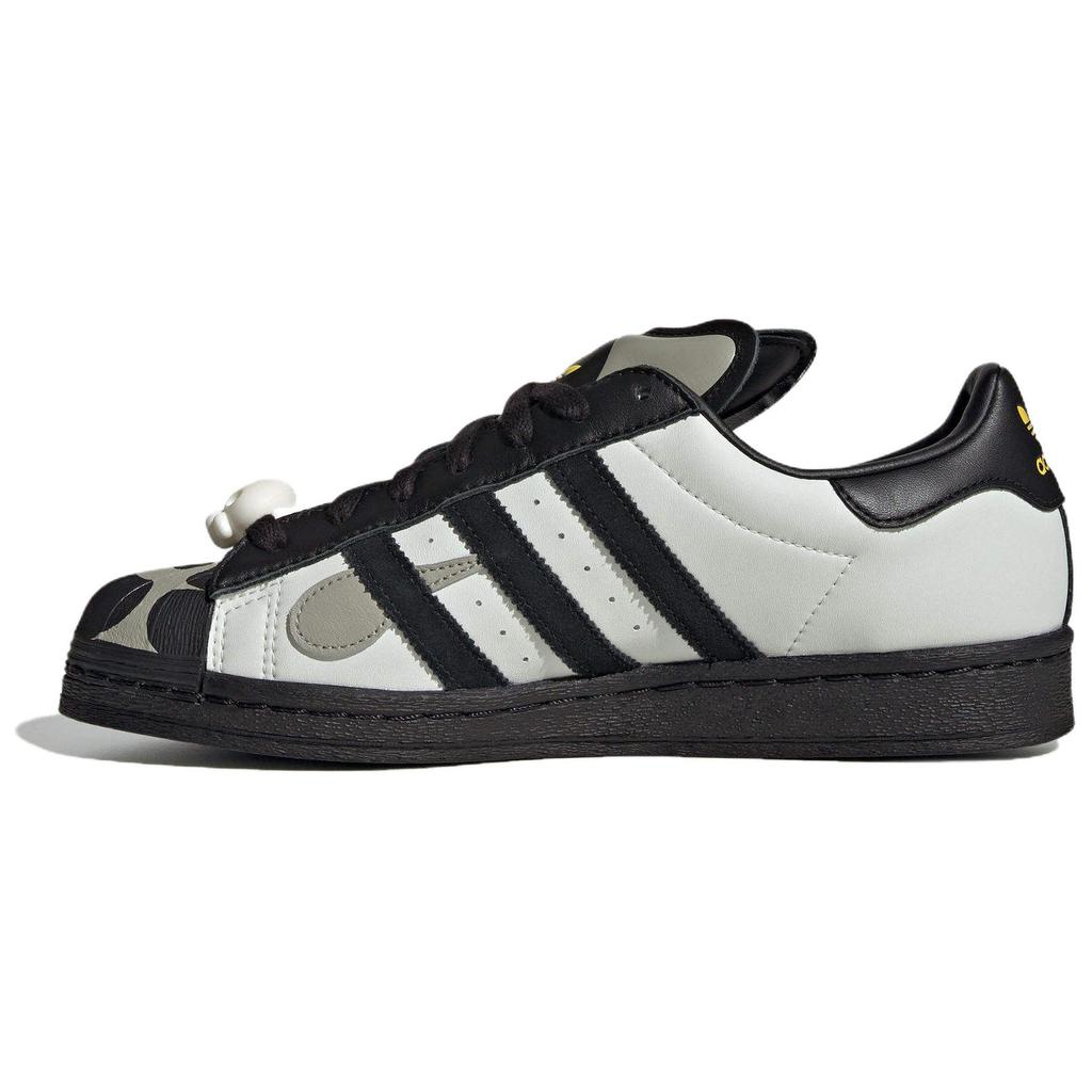 OFFGOD:TATE X Adidas Superstar 82 Orbit Grey Core Black Yellow Unisex Sneakers JQ8778