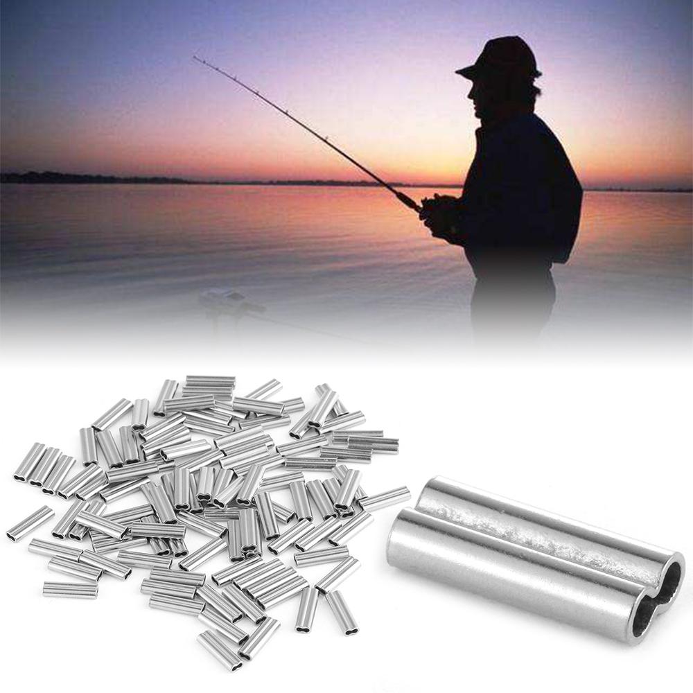 High Quality Connector Line Crimping Sleeves Fishing Wire Tube Double Copper Tube Stainless Steel