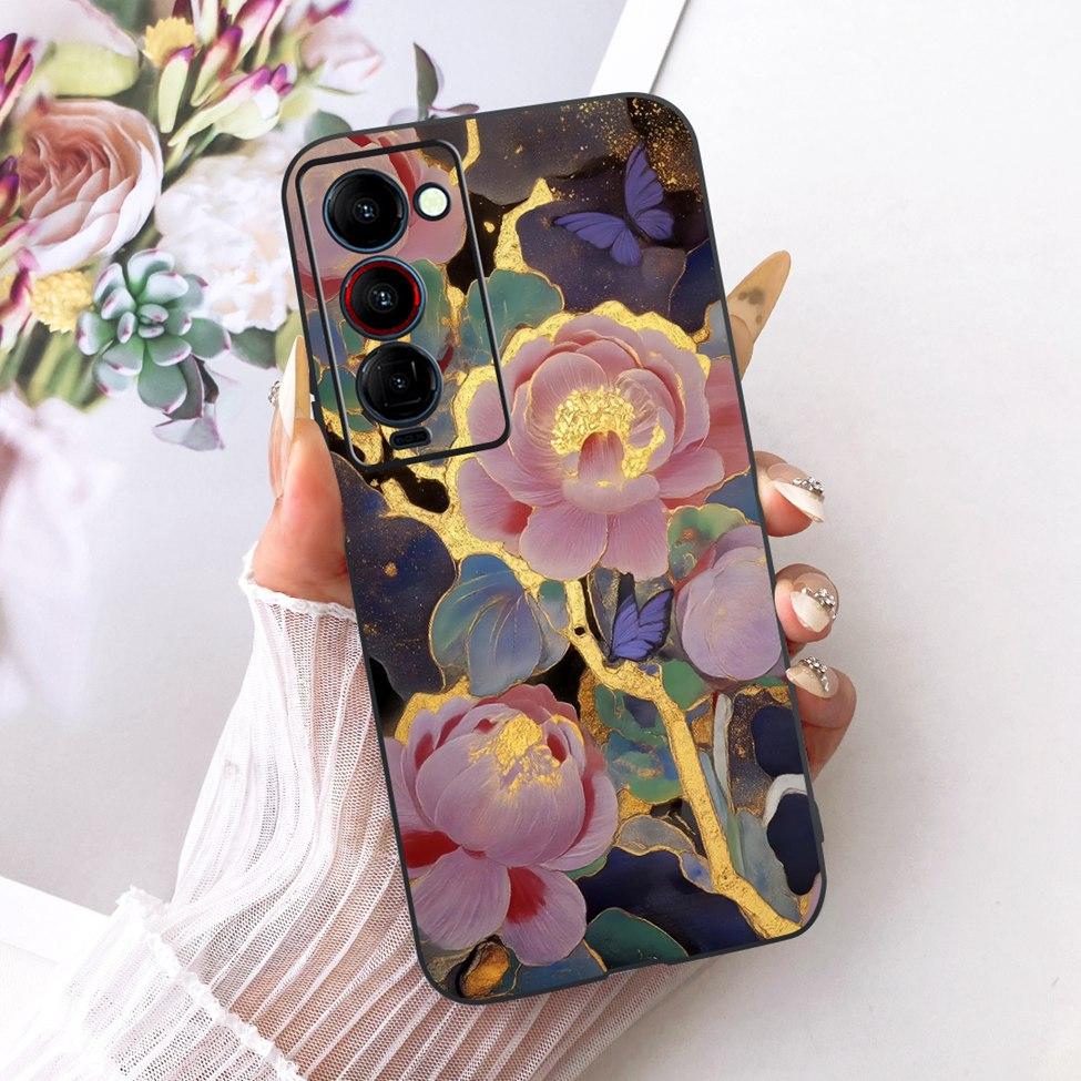 Чехол для телефона Tecno Camon 18P Чехол CH7 Милый Кот Модный Забавный Расписной Fundas Для Tecno Camon 18P Корпус