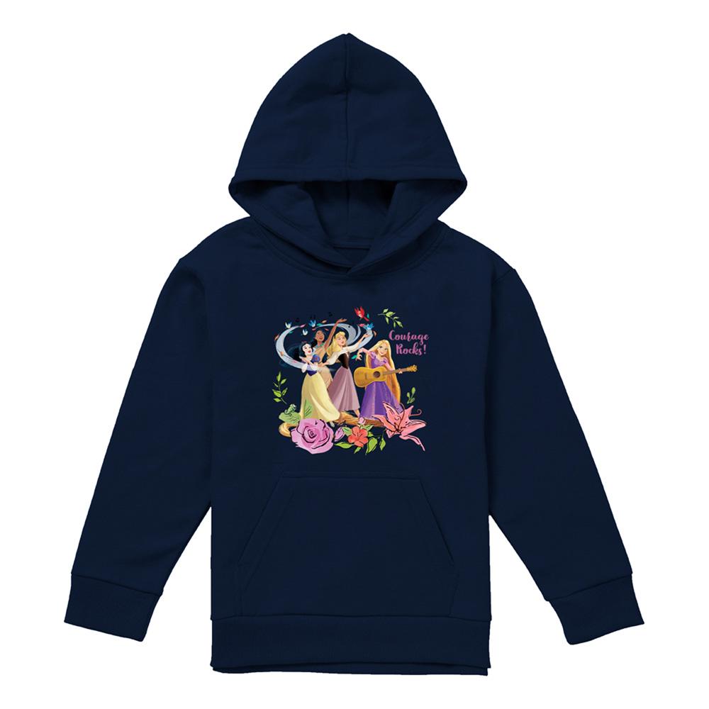 Disney Princess Childrens/Kids Snow White Pocahontas Sleeping Beauty Heather Hoodie