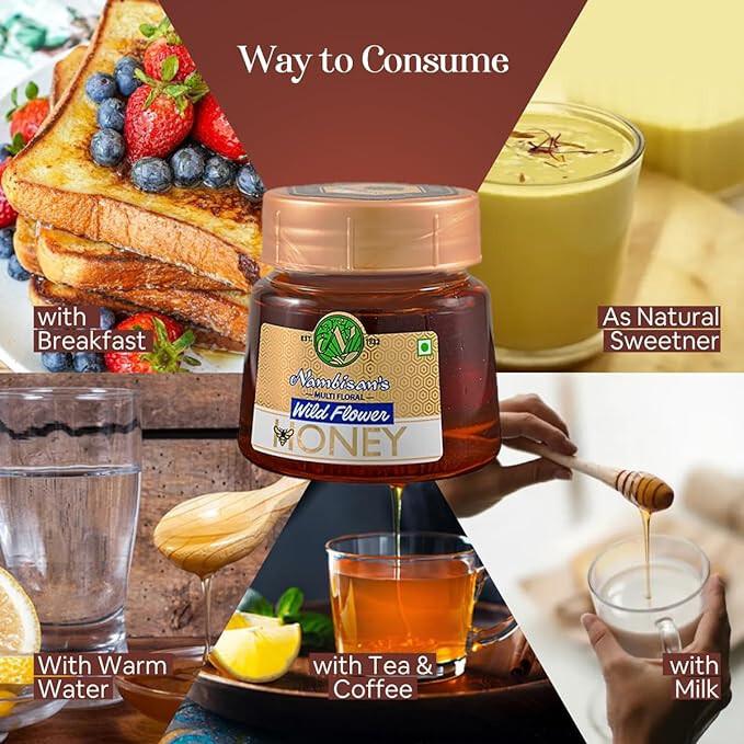RSINC Nambi Wildflower Honey 125g Jar 100% Pure and Natural Unprocessed Single JL156254239063