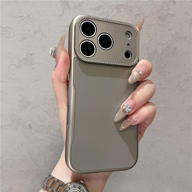 Роскошный ультратонкий однотонный чехол-меч-меха для iPhone 17 16 15 11 14 13 12 Pro Max Air с блестками и защитой камеры