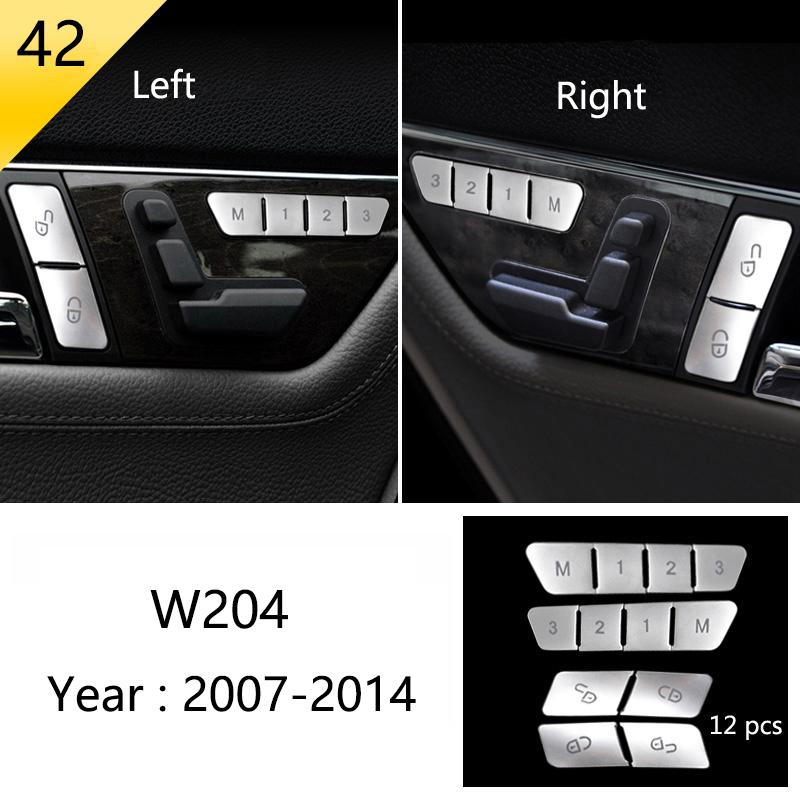 Для Mercedes Benz C Class W204 C180 C200 C260 автомобильная панель окна двери из углеродного волокна полоса защитная отделка наклейка аксессуары