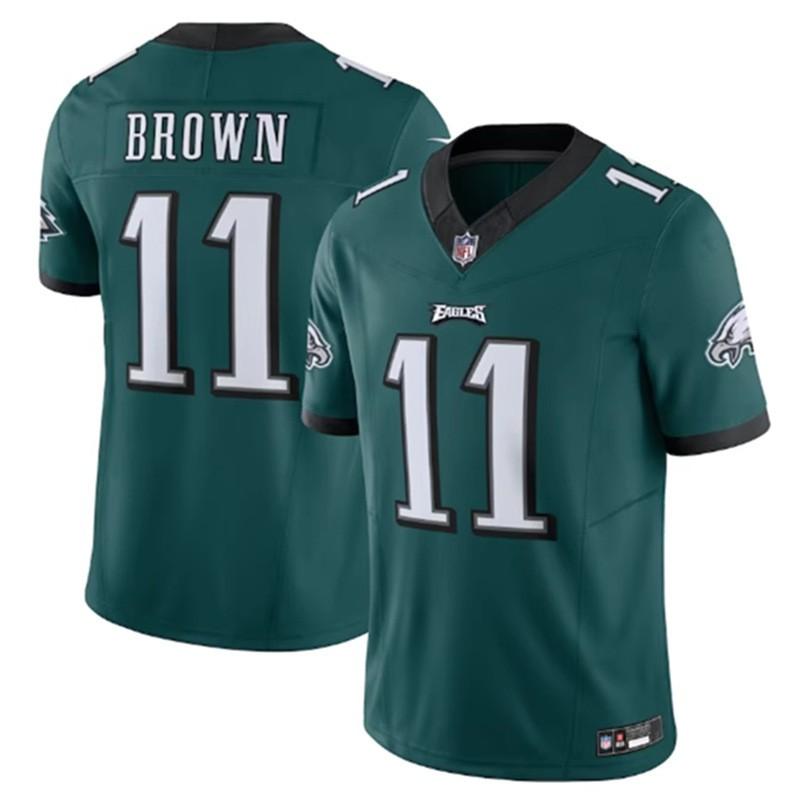 Philadelphia Eagles 11 Brown Mens Football Jersey 2nd 3rd Generation Sportswear