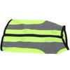 Pet Night Safety Clothing Glowing Jacket Lightweight Reflective Vest Zipper for DogsFluorescence Green S