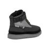 UGG Кроссовки Highland Leather Round Toe Buckle High Top для мужчин, черные 1143985-BLK
