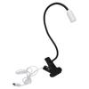 6W Big Chip UV LED Desk Light with Flexible Gooseneck Clamp 360 Degree Rotating Hand Free Clip On Nail Lamp
