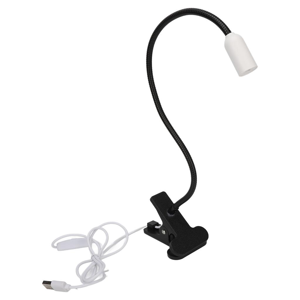 6W Big Chip UV LED Desk Light with Flexible Gooseneck Clamp 360 Degree Rotating Hand Free Clip On Nail Lamp