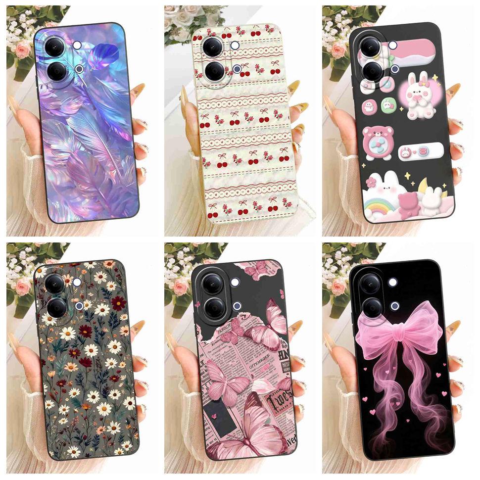 Colorful Printed Cartoon For vivo Y05 4G 6.74" Case Silicone Back Cover Shockproof For Vivo Y11D VIVO Y05 4G Phone Cases Bumper