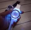 Luminous Personality Fashion Trend Male and Female Couples Quartz Watch  Woman Wirstwatch Clock