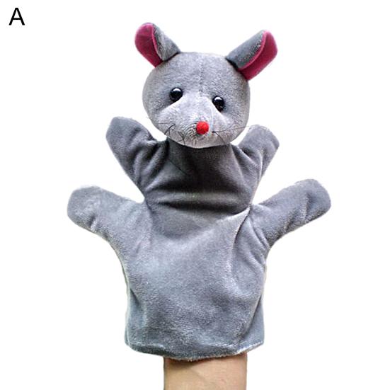 Animal Hand Puppet Super Soft Tear-Resistant Flannel Hand Puppet Storytelling Preschool Role Play Toy for Home