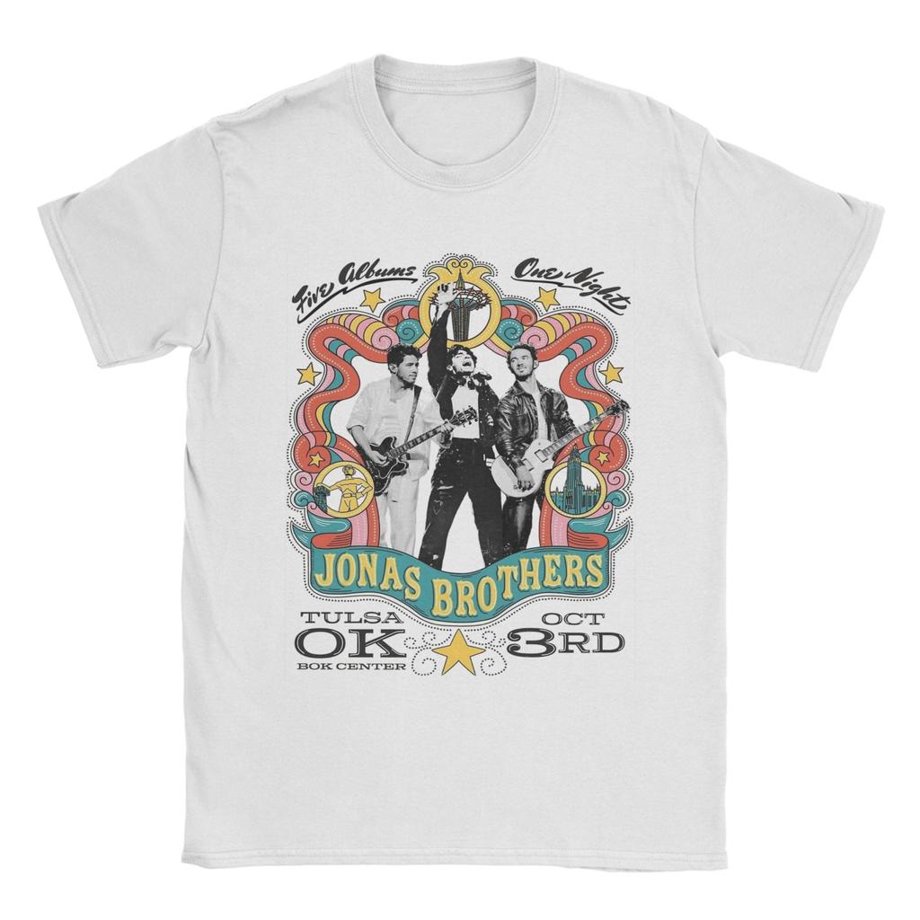 Мужская Женская J-Jonas Band B-Brothers Тур Футболка Поп Музыка 100% Хлопок Одежда Короткий Рукав Круглый Вырез Футболки Идея для Подарка Футболки