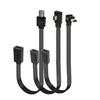 Зарядный кабель 26AWG Type C (розетка) - Mini USB (вилка) с передачей данных 480 Мбит/с для узких мест и различных устройств