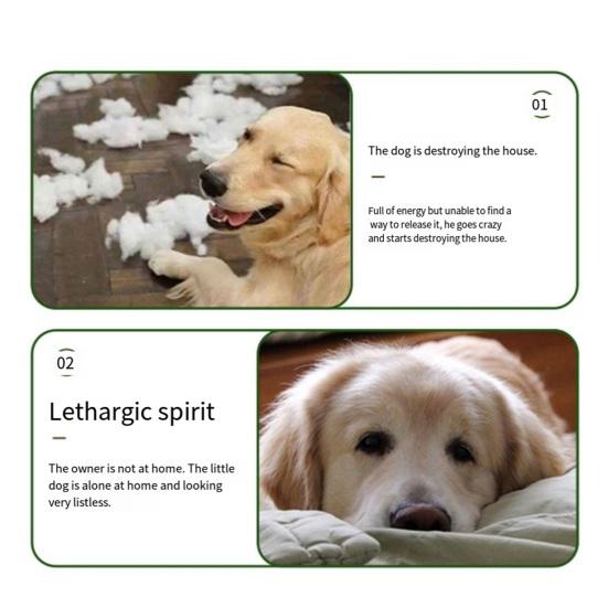 Puppy Teething Relief Supplies Christmas Dog Squeaky Chew Toys, Teeth Cleaning Interactive Pet Holiday Themed Anxiety Toys Balls with Candy