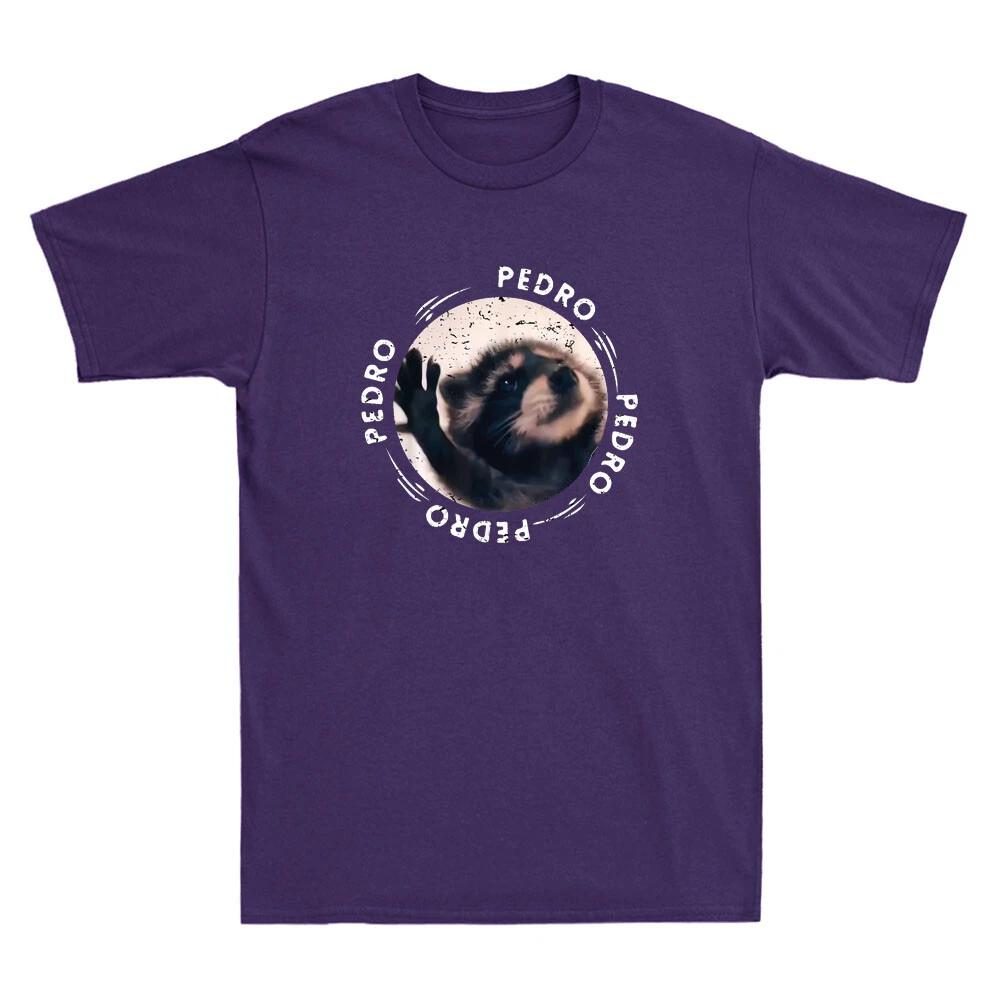 Men's and Women's T-shirts Pedro Dancing Raccoon Pedro Pedro Dancing Raccoon Funny Meme Retro