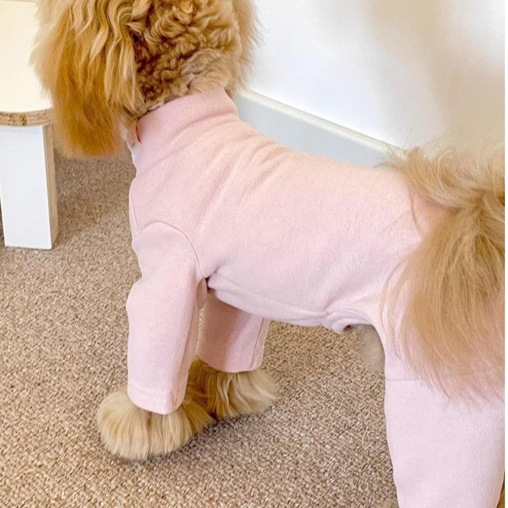 Warm Elastic Pet Jumpsuit Windproof Dog Fleece Pajamas Pet Four Legged Pants Small Medium Dogs