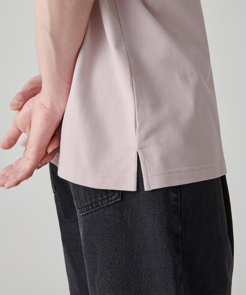 MUSINSA STANDARD [Cooltandard] Relaxed Fit Pique Polo Shirt [Desert Pink]
