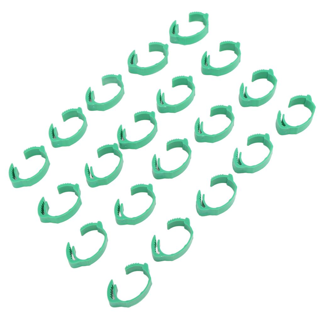 100 шт. Идентификационные ножные браслеты для кур, регулируемые, сделай сам, клипсы, браслеты для уток, для гусей, голубей, зеленые